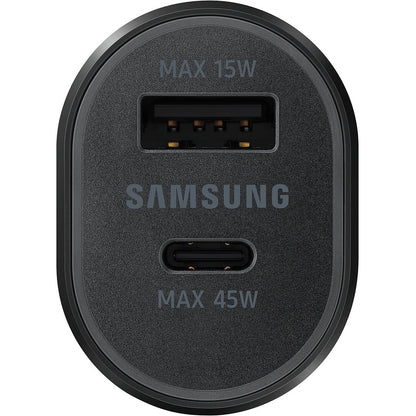 Samsung Dual Port Car Charger 45W/15W incl USB-C to USB-C cable