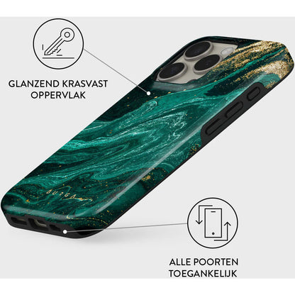 Burga Tough MagSafe Case Apple iPhone 16 Pro - Emerald Pool