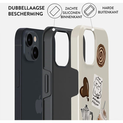 Burga Tough Case Apple iPhone 15 - Oat Milk Please