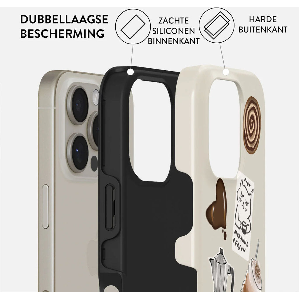 Burga Tough MagSafe Case Apple iPhone 16 Pro - Oat Milk Please