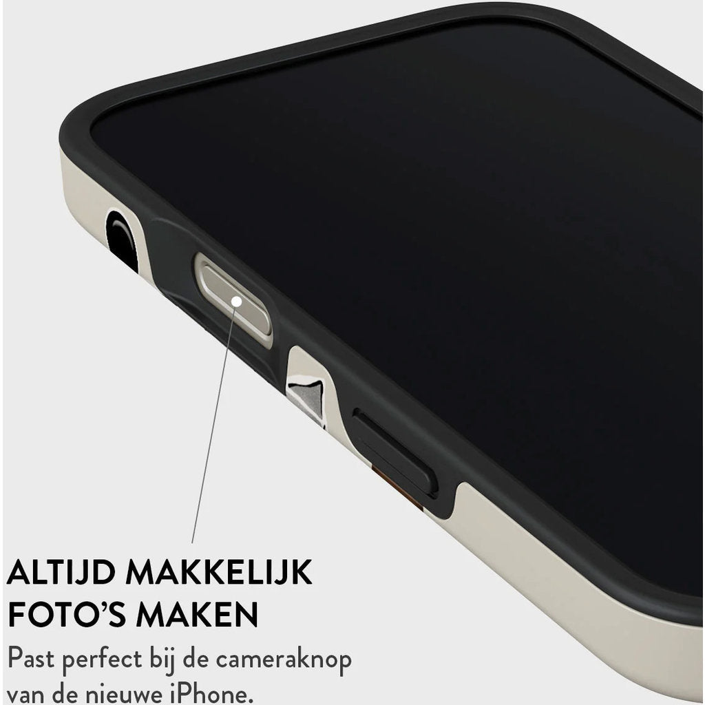 Burga Tough MagSafe Case Apple iPhone 16 Pro - Oat Milk Please