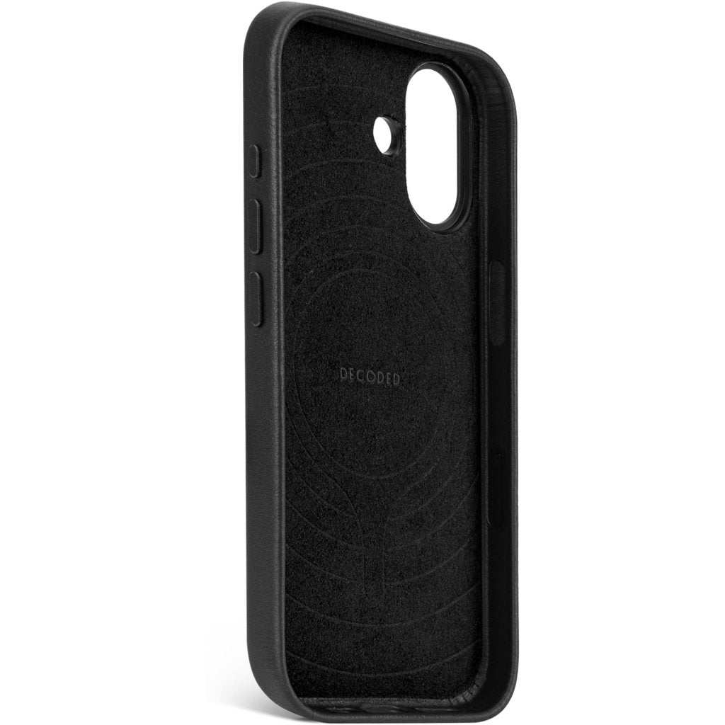 Decoded Leather Backcover Apple iPhone 17 Black