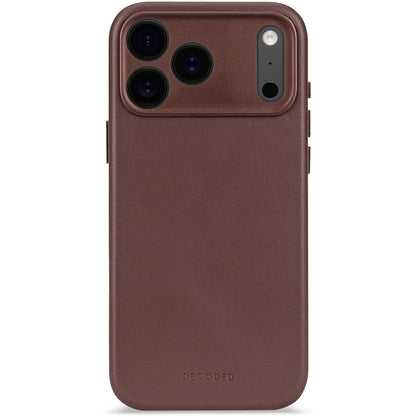 Decoded Leather Backcover Apple iPhone 17 Pro Dark Ruby