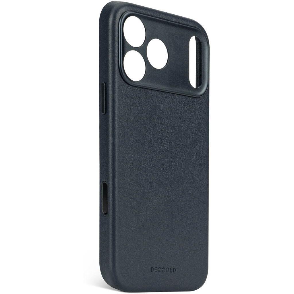 Decoded Leather Backcover Apple iPhone 17 Pro Navy Shadow