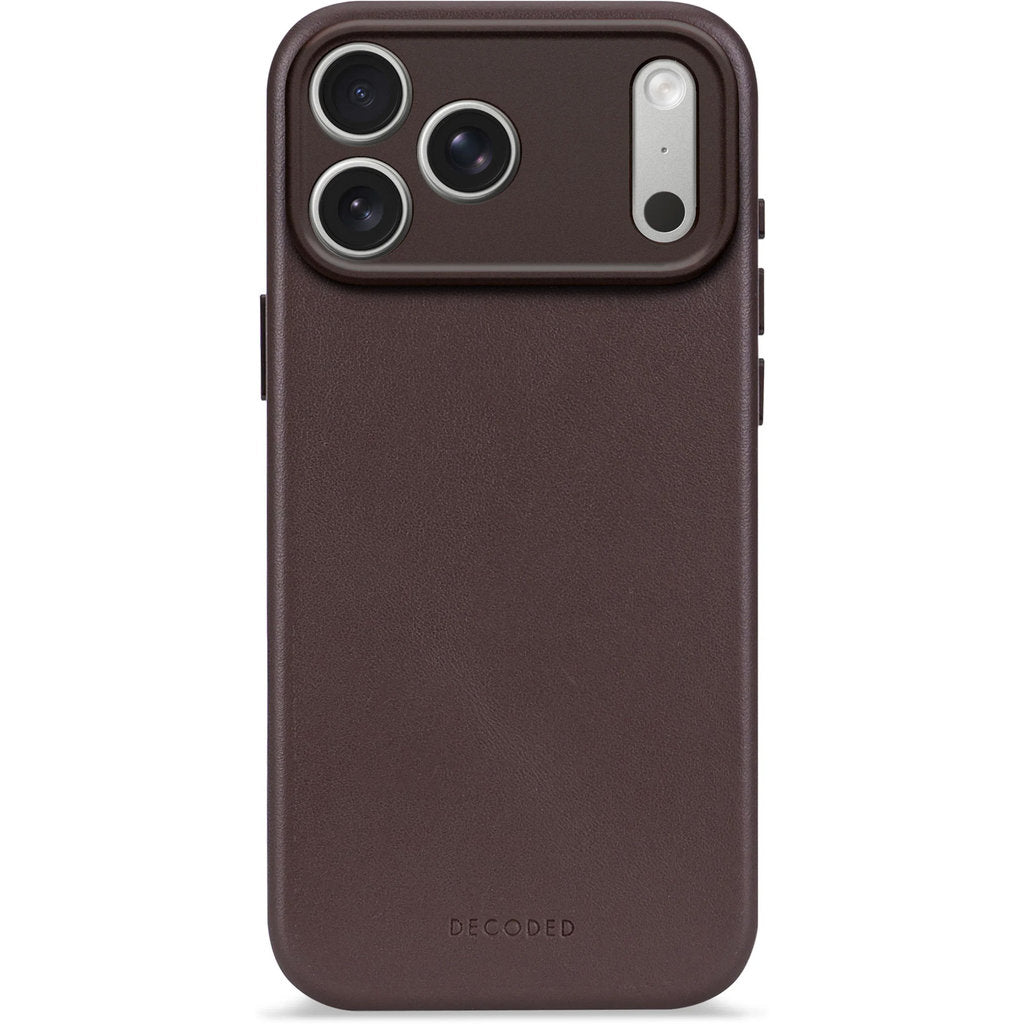 Decoded Leather Backcover Apple iPhone 17 Pro Chocolate Brown