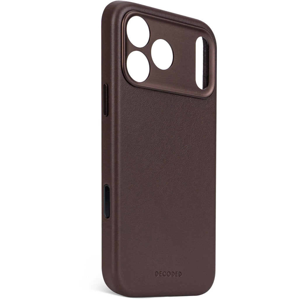 Decoded Leather Backcover Apple iPhone 17 Pro Chocolate Brown