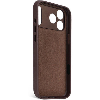 Decoded Leather Backcover Apple iPhone 17 Pro Chocolate Brown