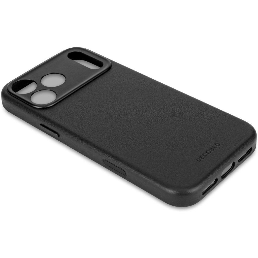 Decoded Leather Backcover Apple iPhone 17 Pro Black