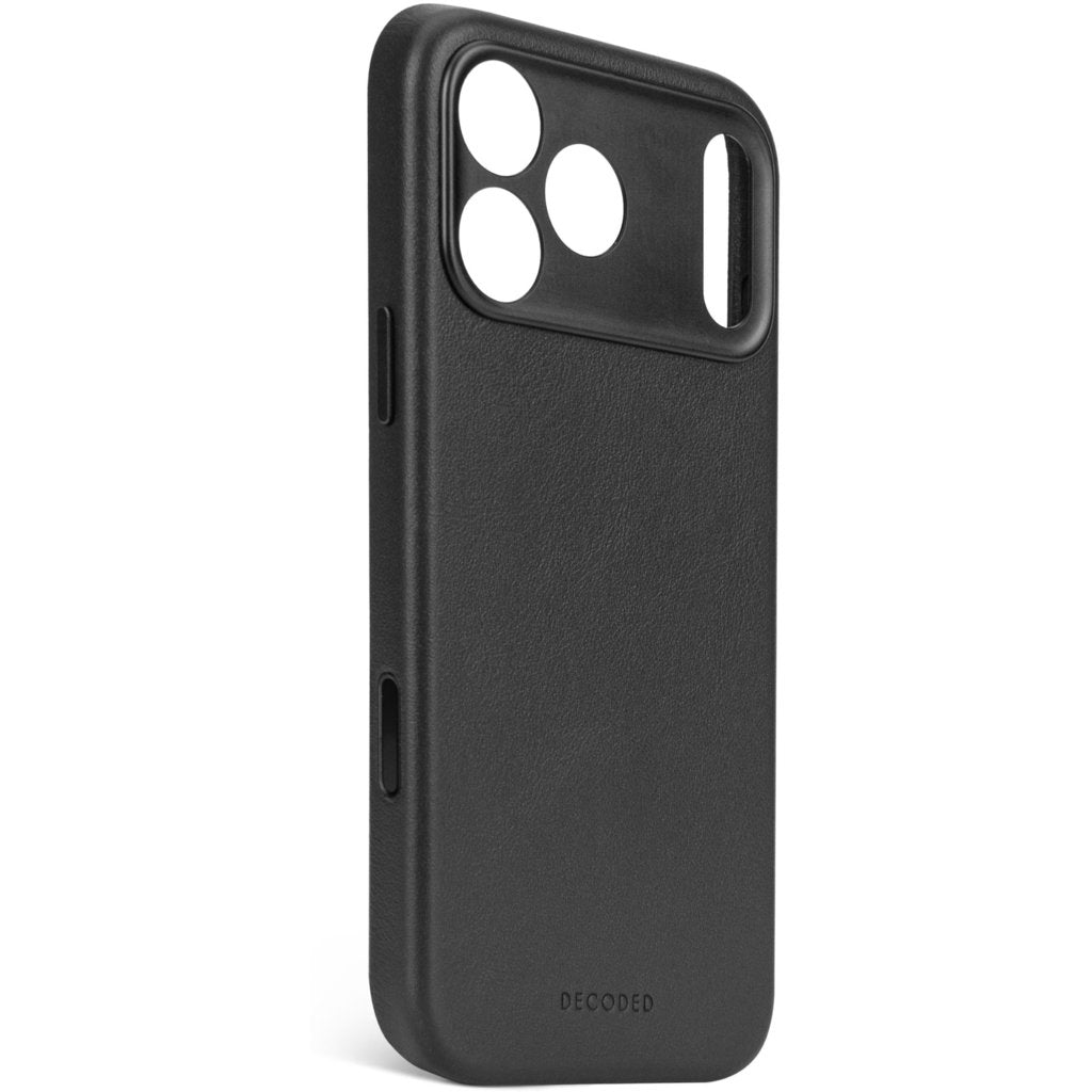 Decoded Leather Backcover Apple iPhone 17 Pro Max Black