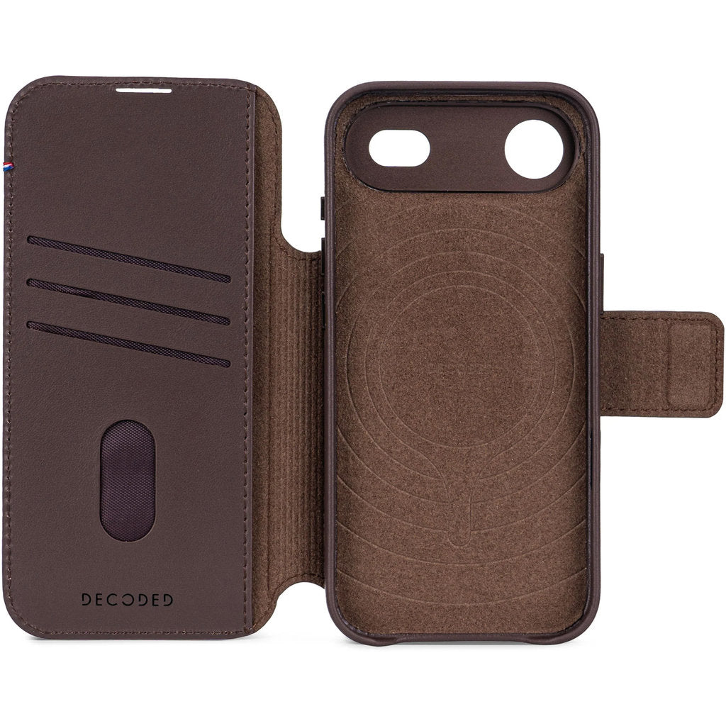 Decoded Leather Detachable Wallet Apple iPhone Air Chocolate Brown