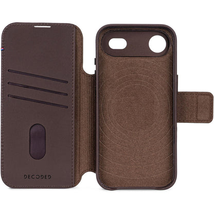 Decoded Leather Detachable Wallet Apple iPhone Air Chocolate Brown