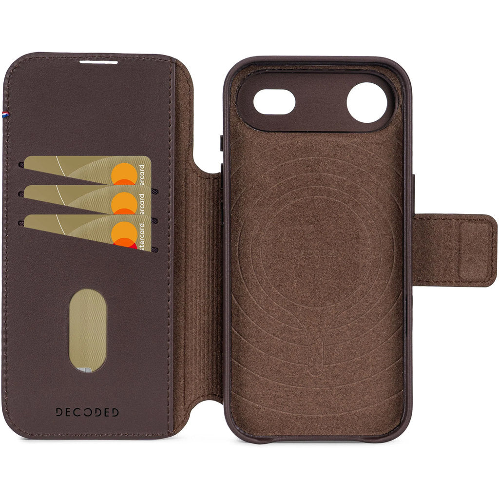 Decoded Leather Detachable Wallet Apple iPhone Air Chocolate Brown