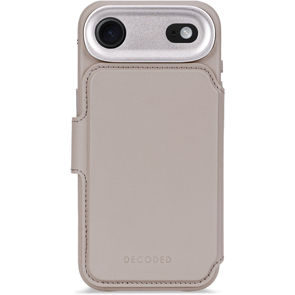 Decoded Leather Detachable Wallet Apple iPhone Air Solid Clay