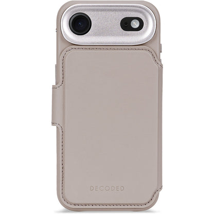 Decoded Leather Detachable Wallet Apple iPhone Air Solid Clay