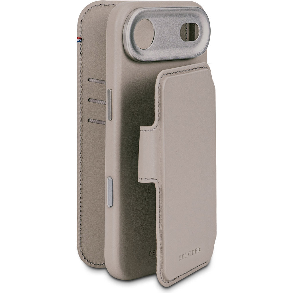 Decoded Leather Detachable Wallet Apple iPhone Air Solid Clay