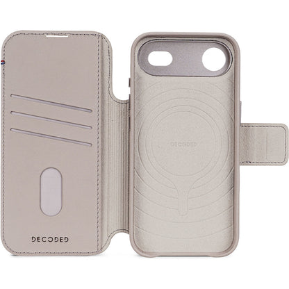 Decoded Leather Detachable Wallet Apple iPhone Air Solid Clay