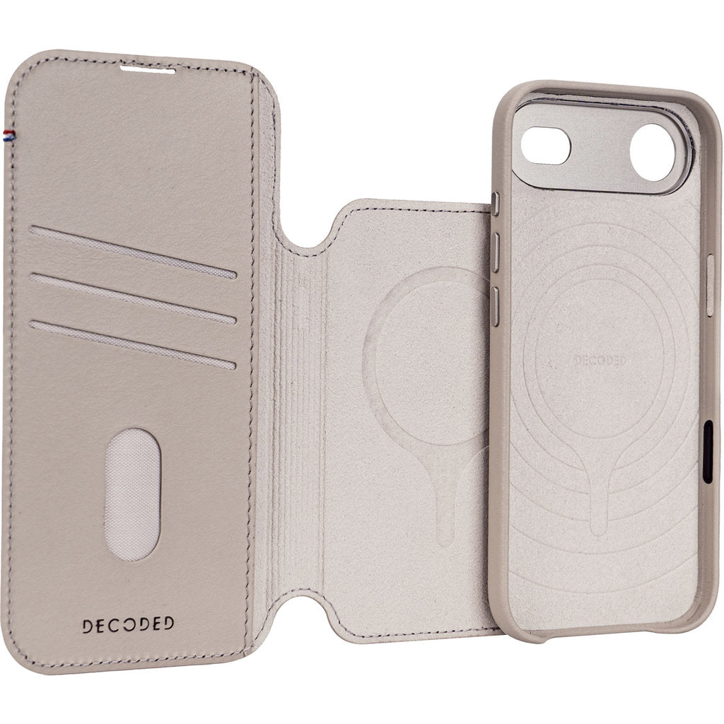 Decoded Leather Detachable Wallet Apple iPhone Air Solid Clay