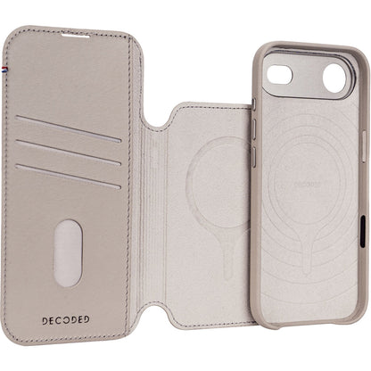 Decoded Leather Detachable Wallet Apple iPhone Air Solid Clay