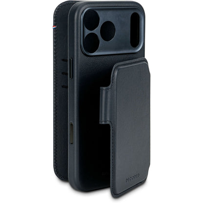 Decoded Leather Detachable Wallet Apple iPhone 17 Pro Navy Shadow