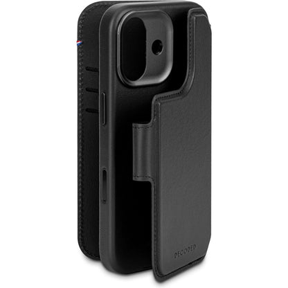 Decoded Leather Detachable Wallet Apple iPhone 17 Black