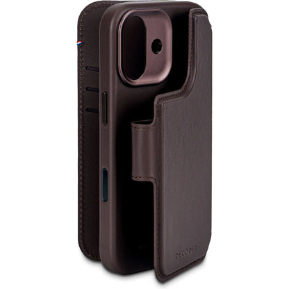 Decoded Leather Detachable Wallet Apple iPhone 17 Chocolate Brown