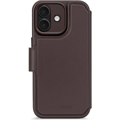 Decoded Leather Detachable Wallet Apple iPhone 17 Chocolate Brown
