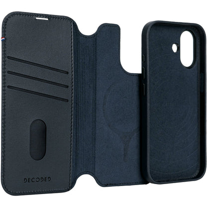 Decoded Leather Detachable Wallet Apple iPhone 17 Navy Shadow