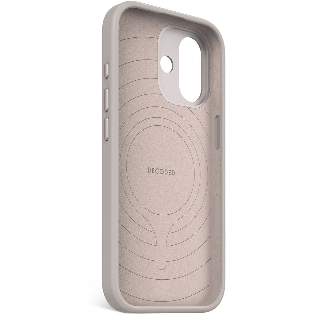 Decoded Silicone Backcover Apple iPhone 17 Soft Taupe