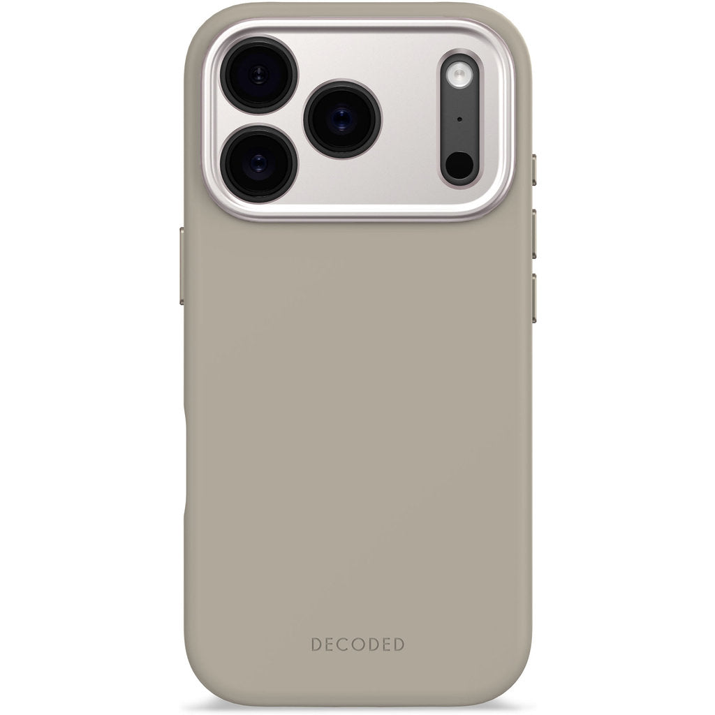 Decoded Silicone Backcover Apple iPhone 17 Pro Soft Taupe