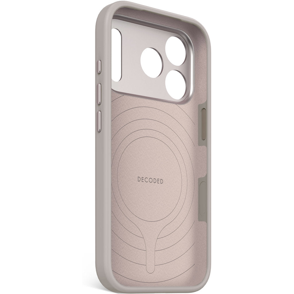Decoded Silicone Backcover Apple iPhone 17 Pro Soft Taupe