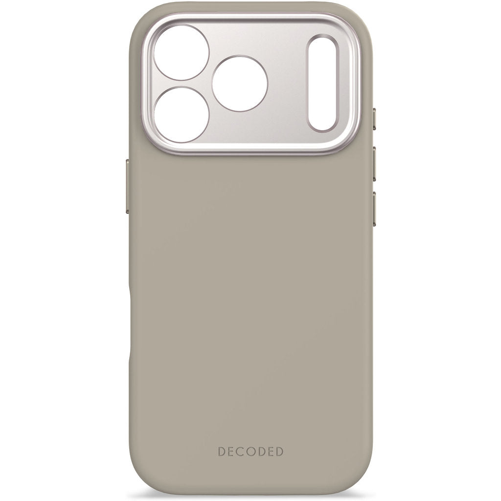 Decoded Silicone Backcover Apple iPhone 17 Pro Soft Taupe