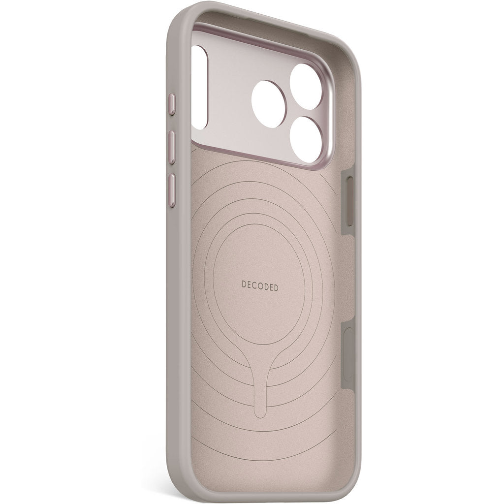 Decoded Silicone Backcover Apple iPhone 17 Pro Max Soft Taupe
