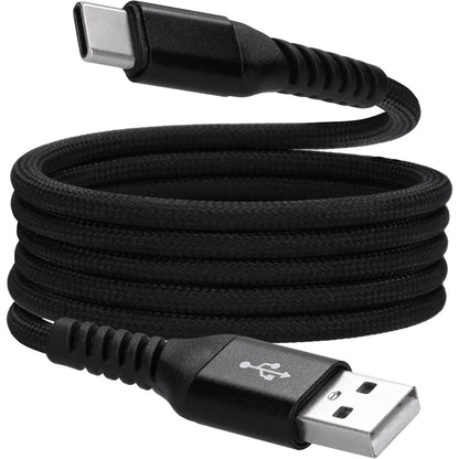 Mobiparts USB-A to USB-C Magnetic Braided Cable 1m Black
