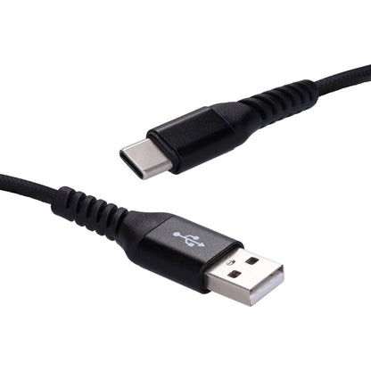 Mobiparts USB-A to USB-C Magnetic Braided Cable 1m Black