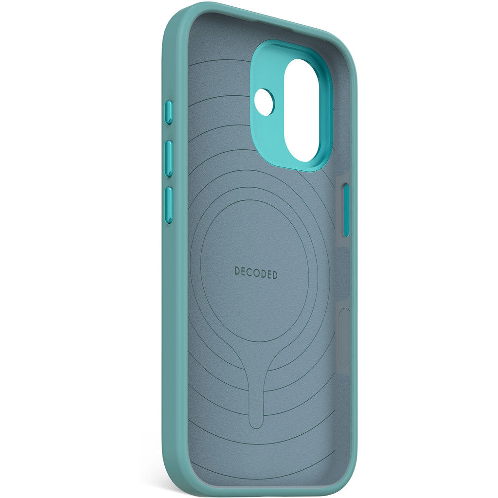 Decoded Silicone Backcover Apple iPhone 17 Retro Blue