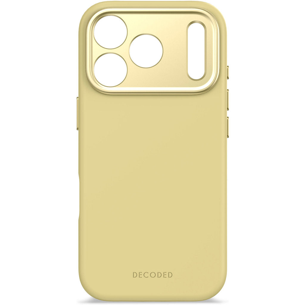 Decoded Silicone Backcover Apple iPhone 17 Pro Yuma Yellow