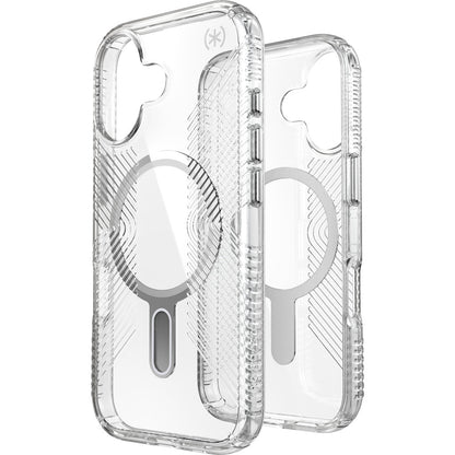 Speck Presidio Perfect Clear Grip + ClickLock Apple iPhone 17 Clear - with Microban
