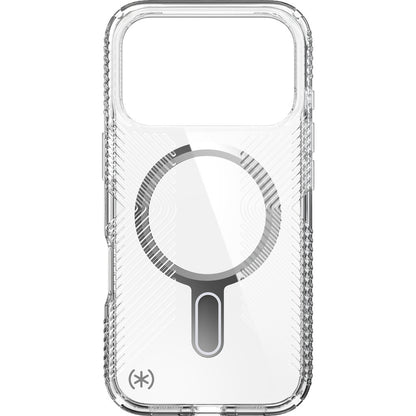 Speck Presidio Perfect Clear Grip + ClickLock Apple iPhone 17 Pro Clear - with Microban
