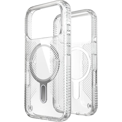 Speck Presidio Perfect Clear Grip + ClickLock Apple iPhone 17 Pro Clear - with Microban
