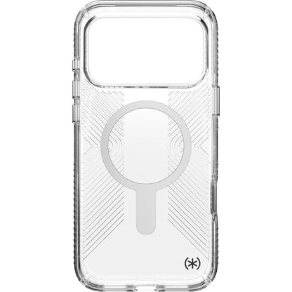 Speck Presidio Perfect Clear Grip + ClickLock Apple iPhone 17 Pro Max Clear - with Microban