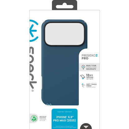 Speck Presidio2 Pro + MS Apple iPhone 17 Pro Max Deep Sea Blue - with Microban