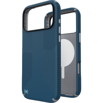 Speck Presidio2 Grip + MS Apple iPhone 17 Pro Max Deep Sea Blue- with Microban