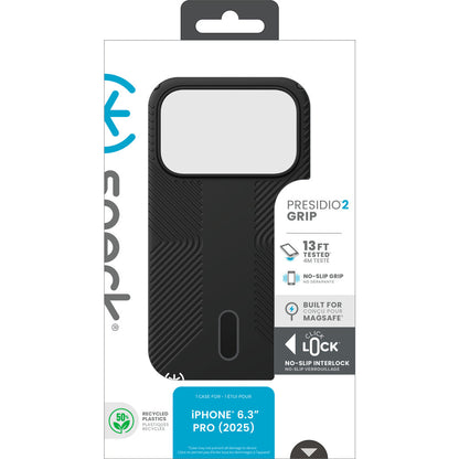 Speck Presidio2 Grip + ClickLock Apple iPhone 17 Pro Black - with Microban
