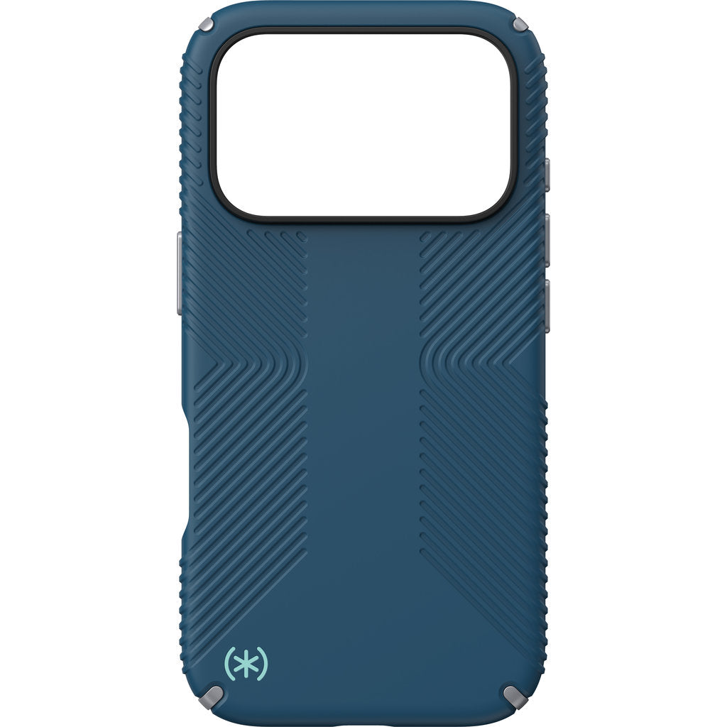 Speck Presidio2 Grip + MS Apple iPhone 17 Pro Deep Sea Blue - with Microban
