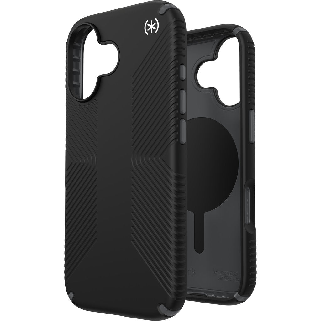 Speck Presidio2 Grip + MS Apple iPhone 17 Black - with Microban