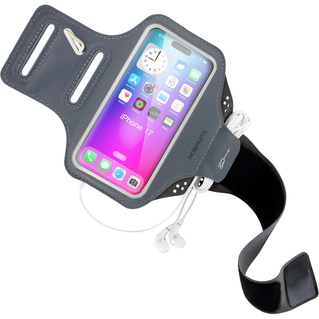 Mobiparts Comfort Fit Sport Armband Apple iPhone 17 Black