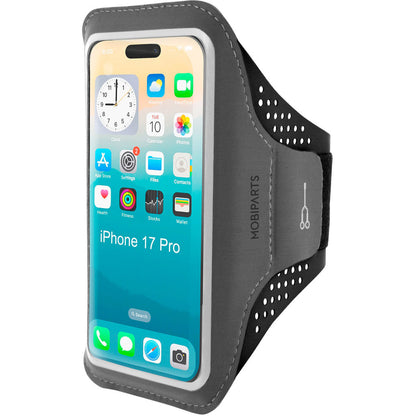 Mobiparts Comfort Fit Sport Armband Apple iPhone 17 Pro Black