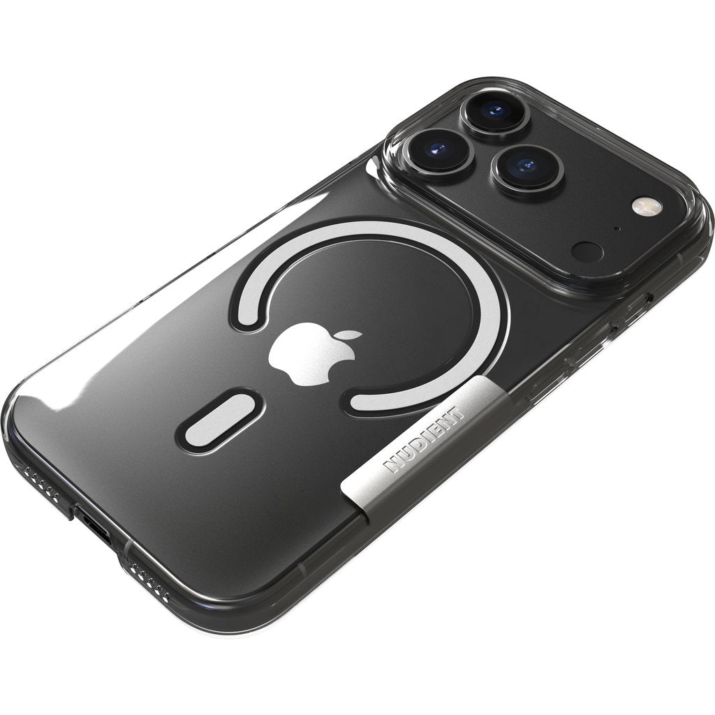 Nudient Thin Magsafe Case Apple iPhone 17 Pro Transparent