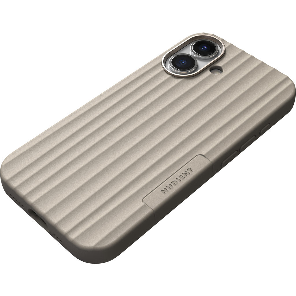 Nudient Bold MagSafe Case Apple iPhone 17 Linen Beige
