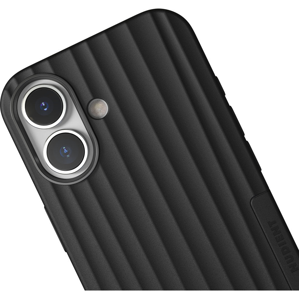 Nudient Bold MagSafe Case Apple iPhone 17 Charcoal Black